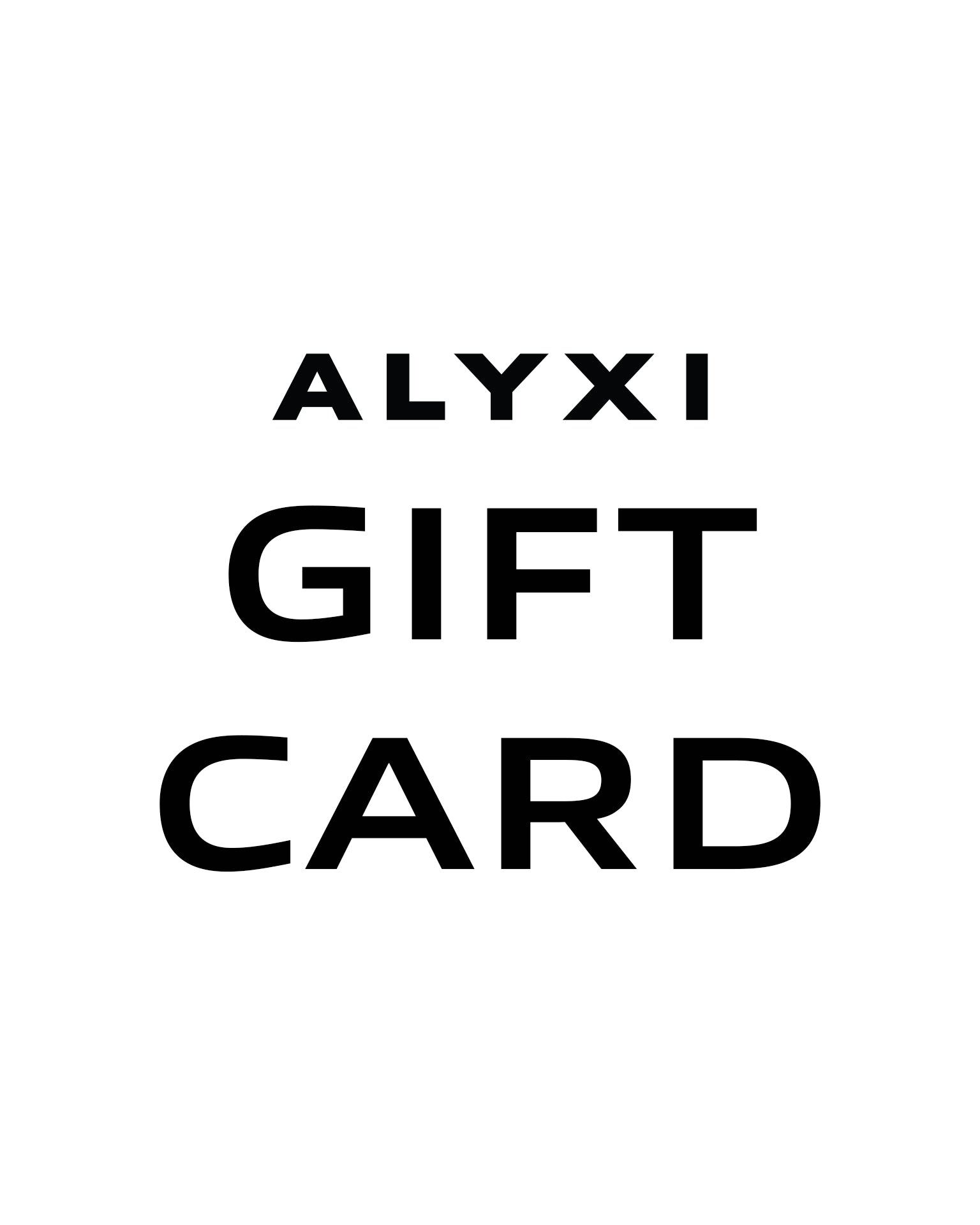 ALYXI Gift Card